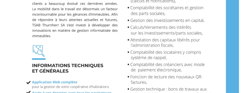 COOPÉRATIVES D’HABITATION