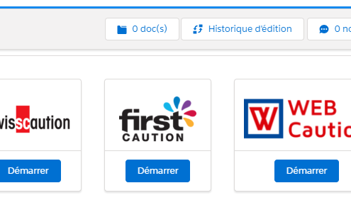Cautionnement dans notre application immobilière (logiciel immobilier)