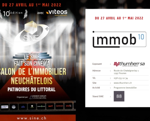 immob10 au salon immobilier Neuchâtel